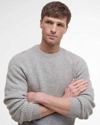 Barbour Heritage Horseford Crew Neck Jumper - Stone