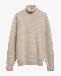 Barbour Heritage Northcliffe Submariner Jumper - Fog | Barbour Sweaters & Knitwear | Jeanstore