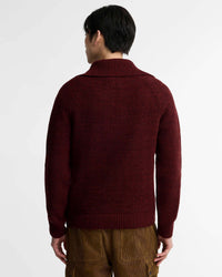 Barbour Heritage Riggbay Half Zip Jumper - Chestnut | Barbour Sweaters & Knitwear | Jeanstore