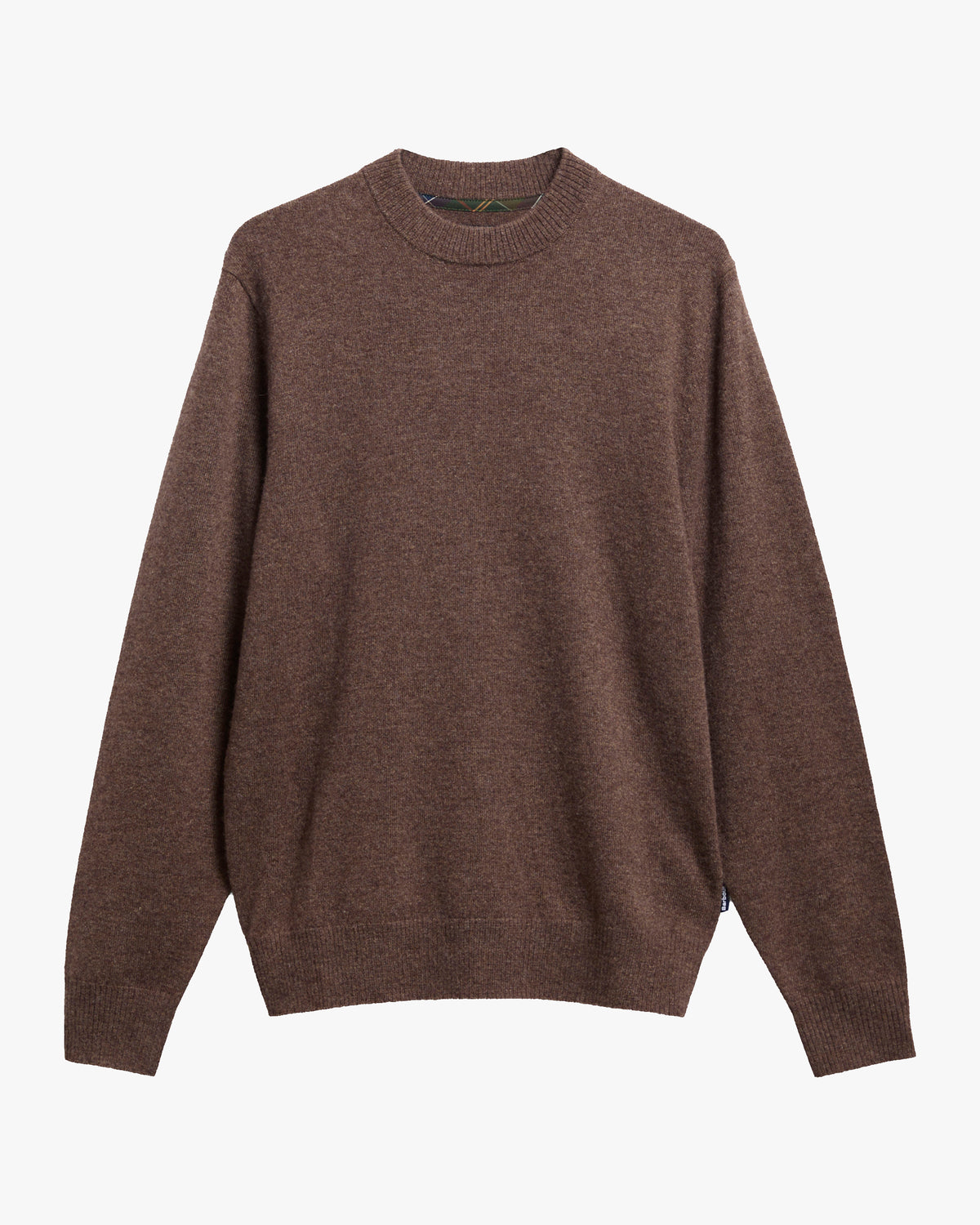 Barbour Heritage Pure Cashmere Crew Neck Jumper - Major Brown