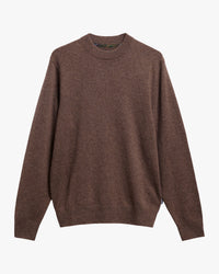 Barbour Heritage Pure Cashmere Crew Neck Jumper - Major Brown