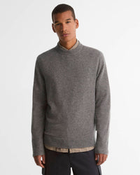 Barbour Heritage Pure Cashmere Crew Neck Jumper - Pewter
