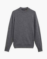 Barbour Heritage Pure Cashmere Crew Neck Jumper - Pewter