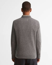 Barbour Heritage Pure Cashmere Crew Neck Jumper - Pewter
