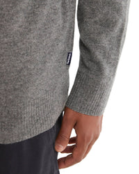 Barbour Heritage Pure Cashmere Crew Neck Jumper - Pewter