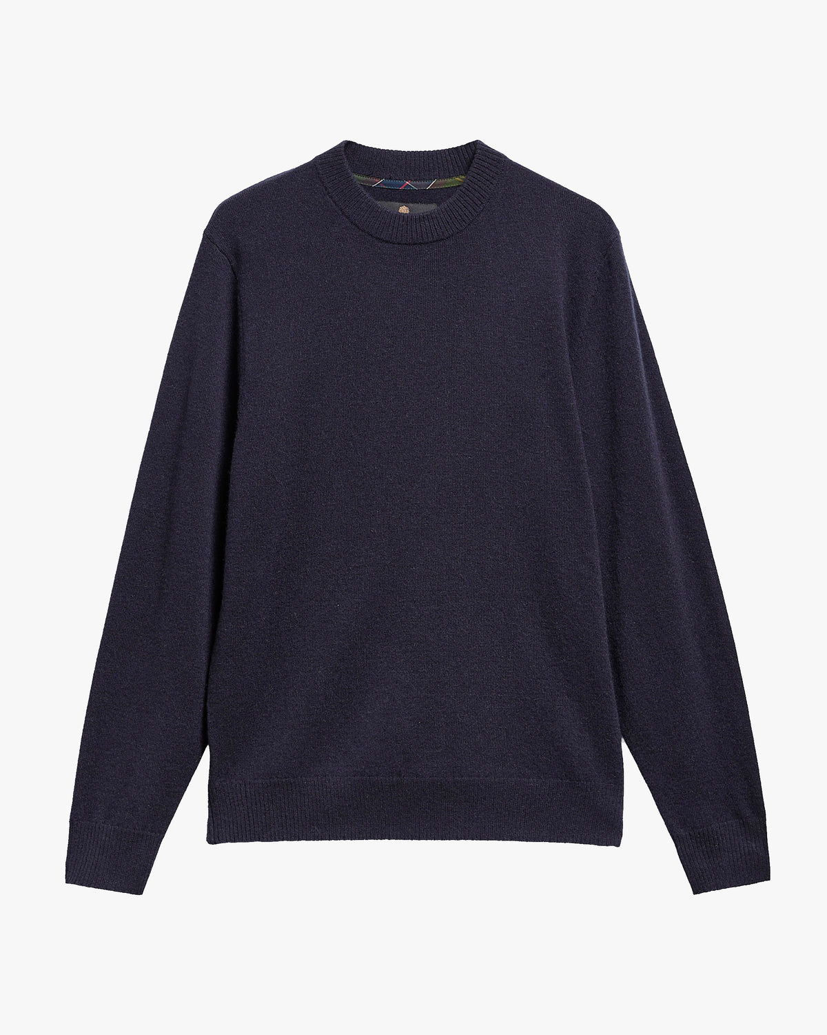 Barbour Heritage Pure Cashmere Crew Neck Jumper - Navy