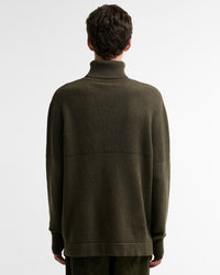 Barbour x Norbit Funnel Neck Jumper - Olive