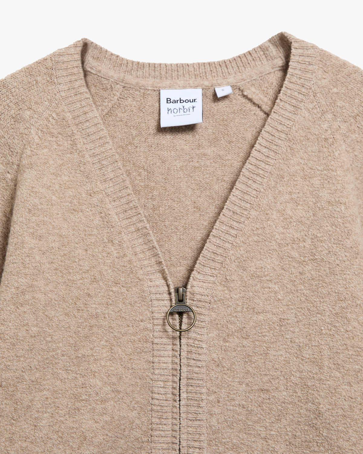 Barbour x Norbit Boucle Cardigan - Oatmeal