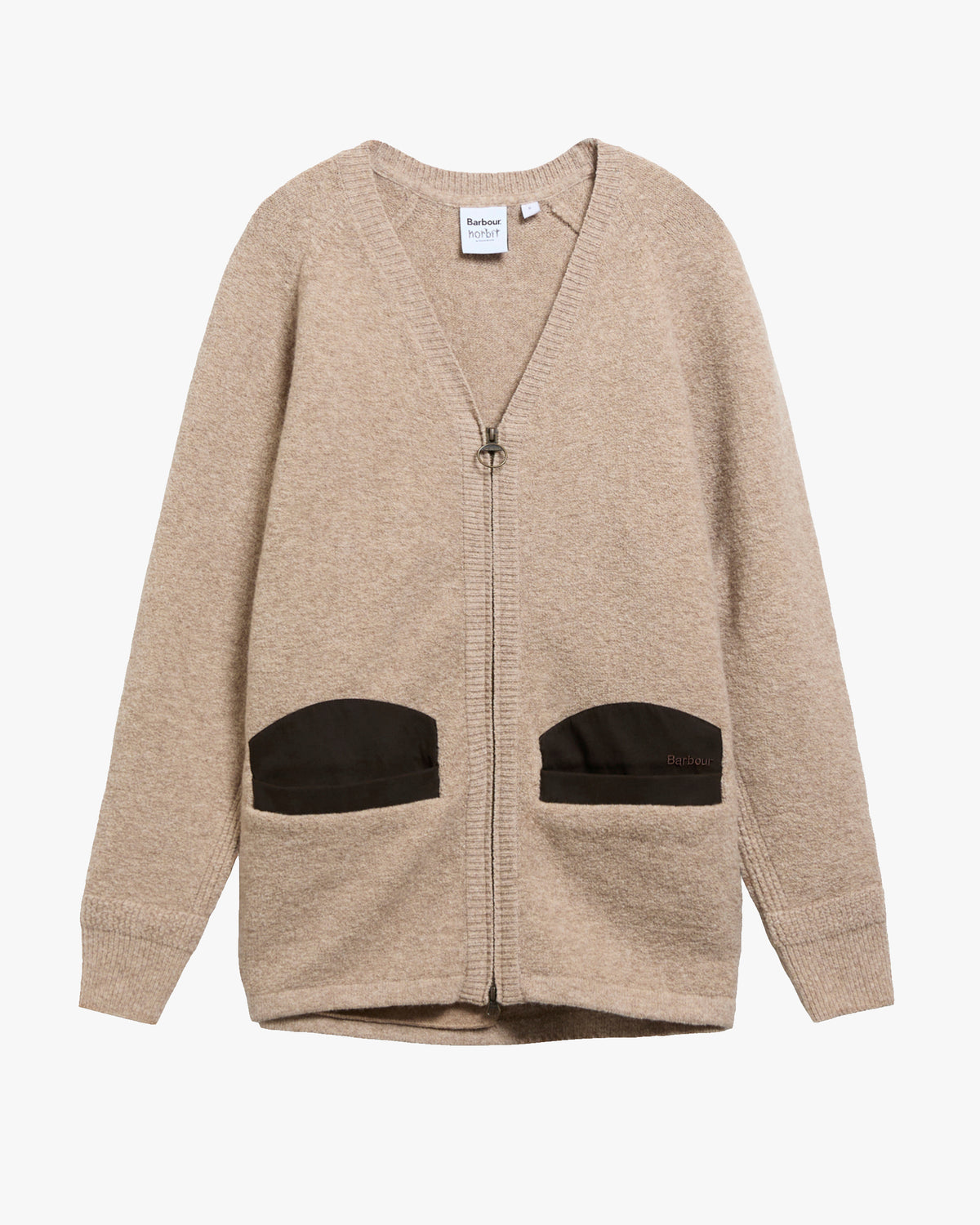 Barbour x Norbit Boucle Cardigan - Oatmeal