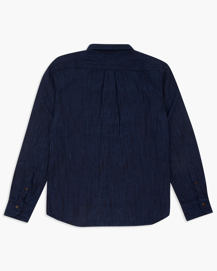 Momotaro Jeans Jacquard Shirt - Indigo