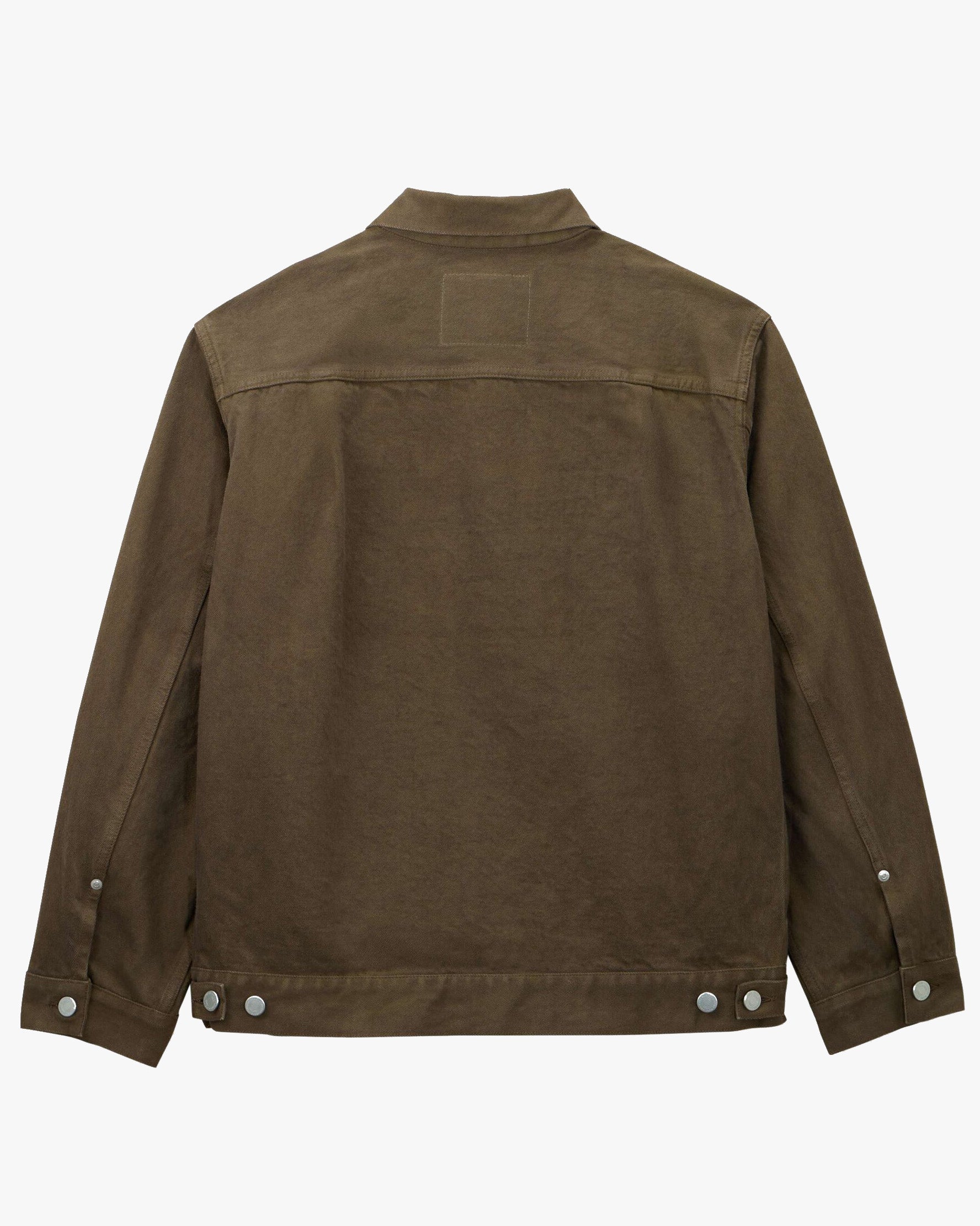 MOMOTARO JEANS MMGJ6004 #002 Moss-Dyed Selvedge Denim Jacket - Khaki
