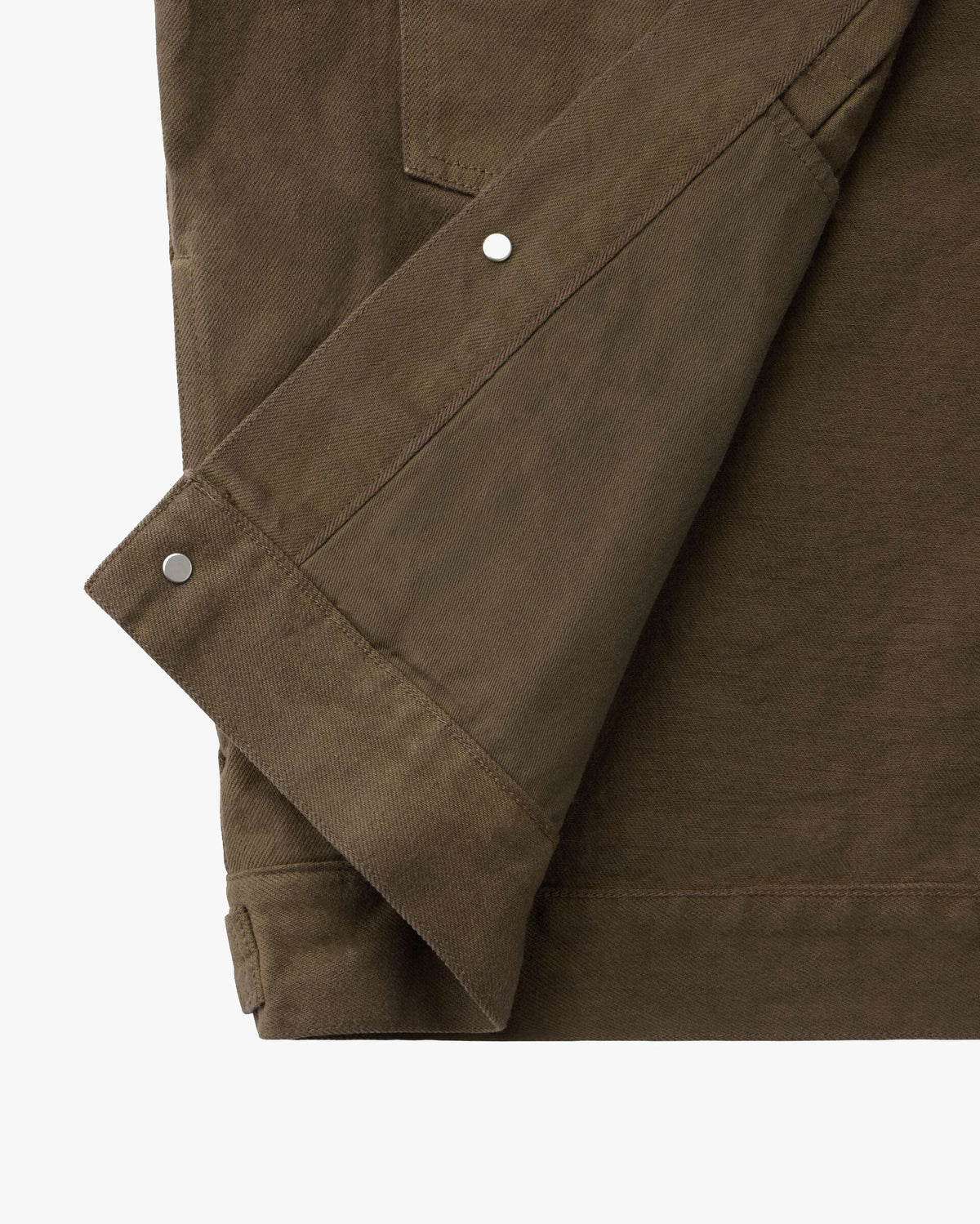 MOMOTARO JEANS MMGJ6004 #002 Moss-Dyed Selvedge Denim Jacket - Khaki