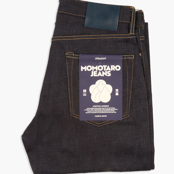 MOMOTARO JEANS #100 Standard Straight Fit Mens Jeans - 14.7oz Zimbabwe Cotton Selvedge Denim / Button | MOMOTARO JEANS Jeans | JEANSTORE