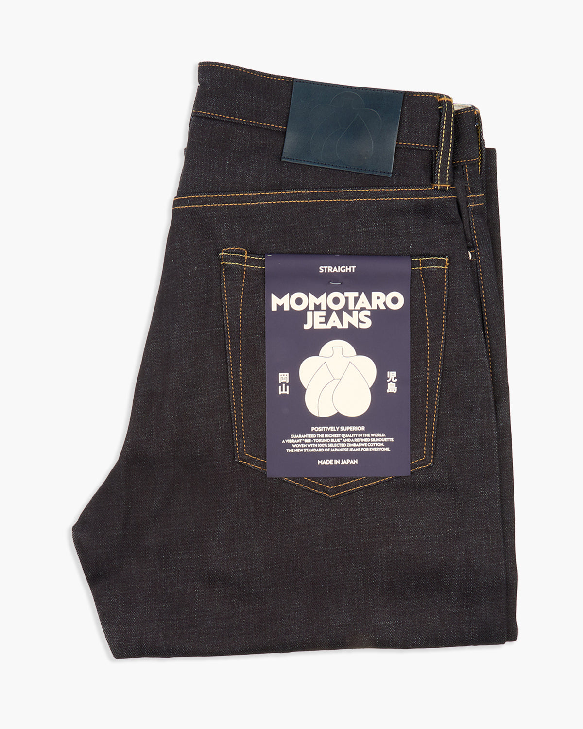 MOMOTARO JEANS #100 Standard Straight Fit Mens Jeans - 14.7oz Zimbabwe Cotton Selvedge Denim / Button | MOMOTARO JEANS Jeans | JEANSTORE