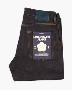 Momotaro Jeans #100 Standard Straight Fit Mens Jeans - 14.7oz Zimbabwe Cotton Selvedge Denim / Button