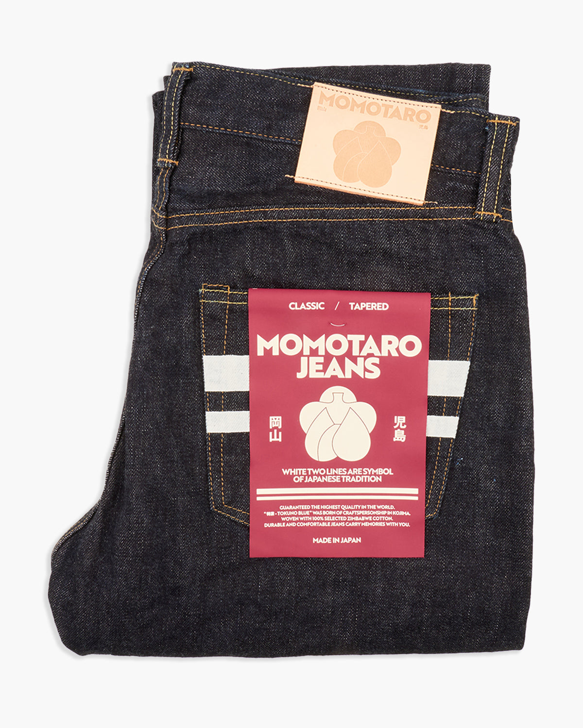MOMOTARO JEANS #200 Classic Tapered Fit Mens Jeans - 15.7oz Zimbabwe Cotton Selvedge Denim / Button | MOMOTARO JEANS Jeans | JEANSTORE