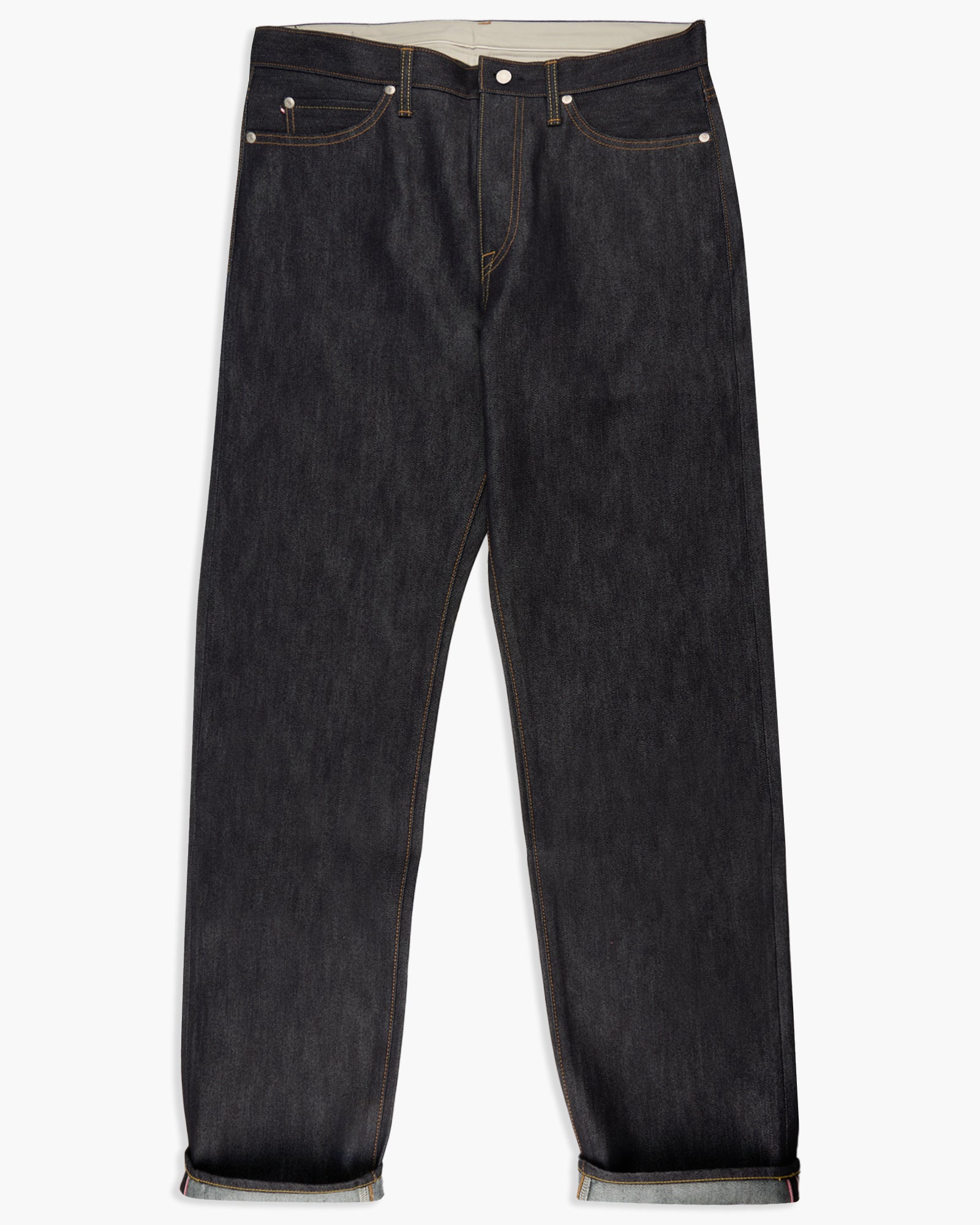 MOMOTARO JEANS #100 Cotton Silk Straight Fit Mens Jeans - 15oz Zimbabw