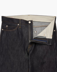 MOMOTARO JEANS #100 Cotton Silk Straight Fit Mens Jeans - 15oz Zimbabwe Cotton & Silk Selvedge Denim / Zipper