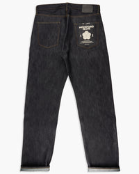 MOMOTARO JEANS #100 Cotton Silk Straight Fit Mens Jeans - 15oz Zimbabwe Cotton & Silk Selvedge Denim / Zipper