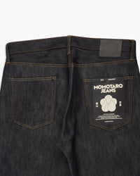 MOMOTARO JEANS #100 Cotton Silk Straight Fit Mens Jeans - 15oz Zimbabwe Cotton & Silk Selvedge Denim / Zipper