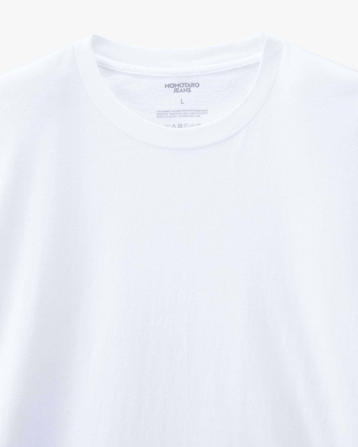 MOMOTARO JEANS 2 Pack Round Body Tees - Black / White