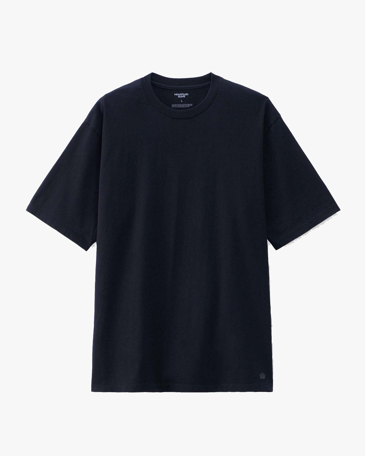 MOMOTARO JEANS 2 Pack Round Body Tees - Black / White