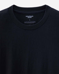 MOMOTARO JEANS 2 Pack Round Body Tees - Black / White