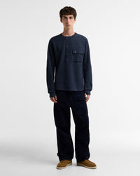 Barbour x Norbit Waffle Shirt - Navy