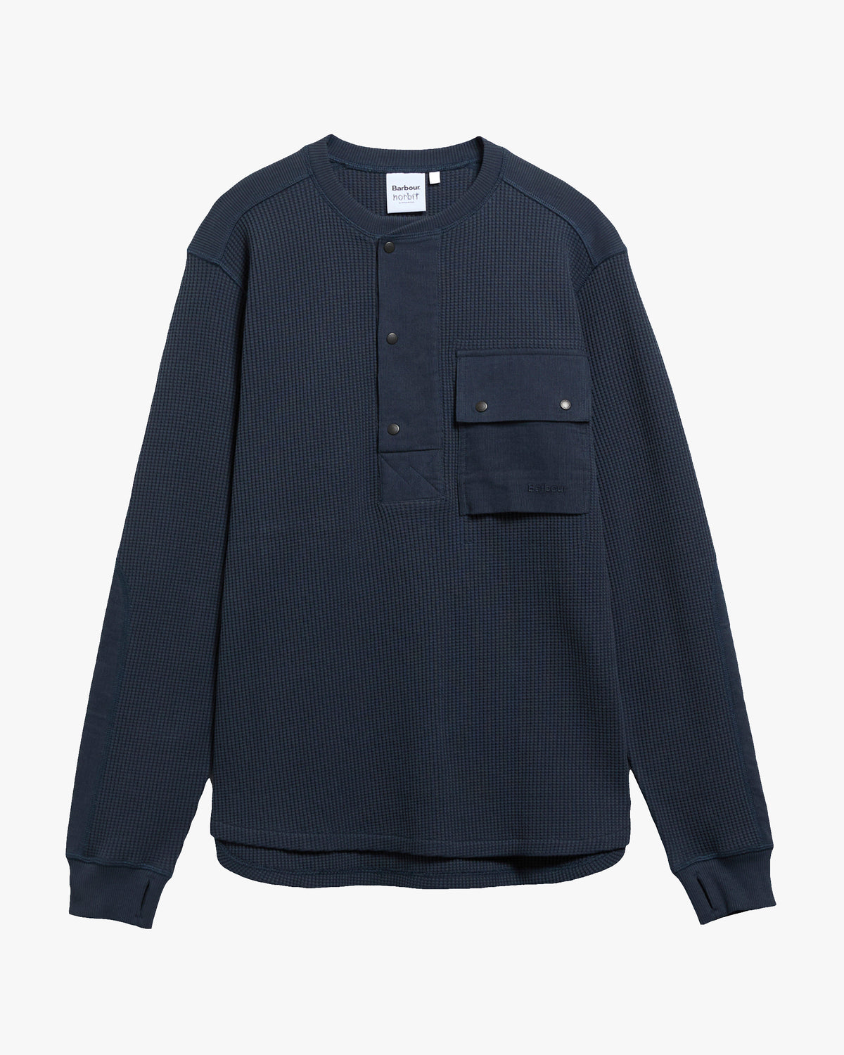 Barbour x Norbit Waffle Shirt - Navy