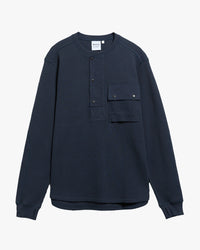 Barbour x Norbit Waffle Shirt - Navy