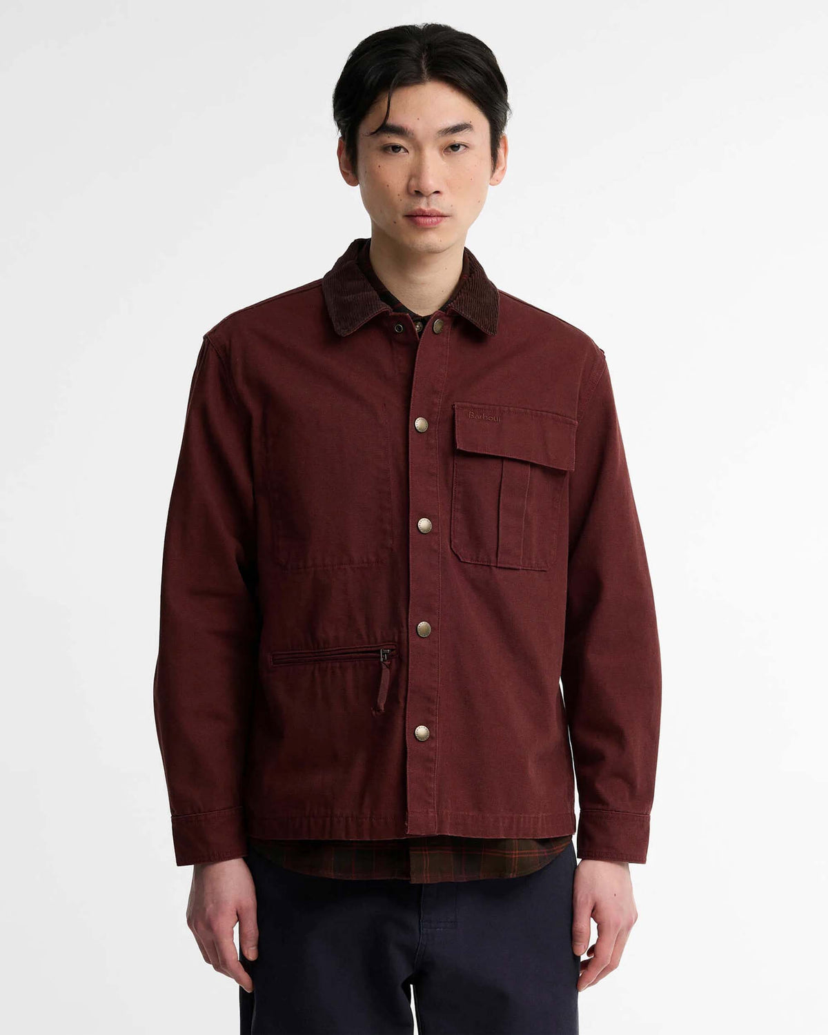 Barbour Heritage Ursula Oversized Overshirt - Chestnut