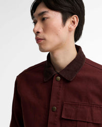 Barbour Heritage Ursula Oversized Overshirt - Chestnut