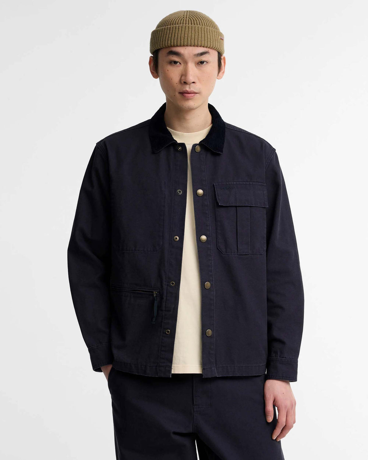 Barbour Heritage Ursula Oversized Overshirt - Dark Navy