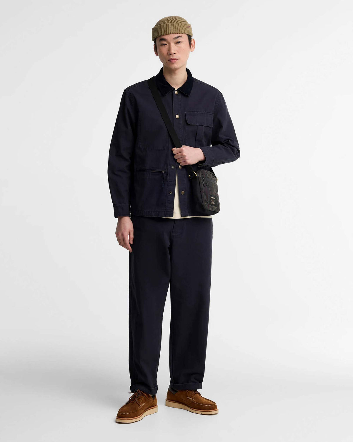 Barbour Heritage Ursula Oversized Overshirt - Dark Navy