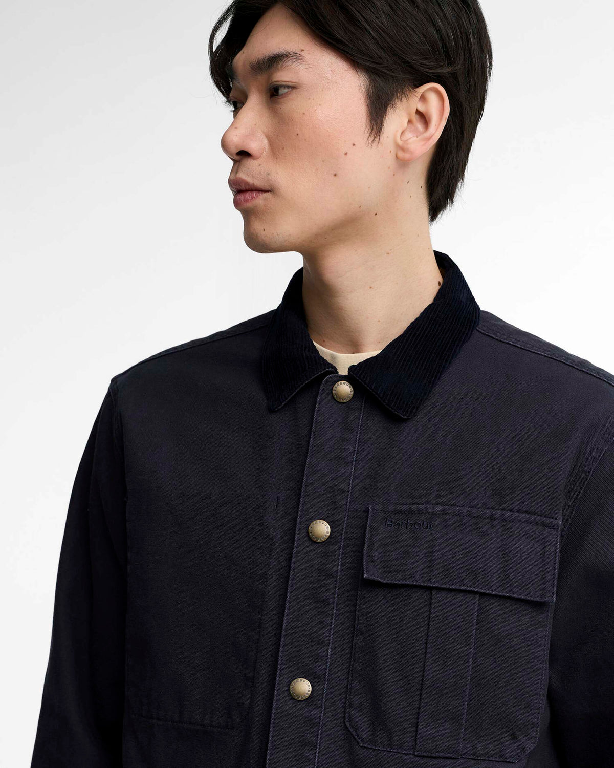 Barbour Heritage Ursula Oversized Overshirt - Dark Navy