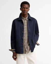 Barbour Heritage Yorklane Twill Overshirt - Dark Navy | Barbour Jackets & Coats | Jeanstore