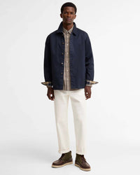 Barbour Heritage Yorklane Twill Overshirt - Dark Navy | Barbour Jackets & Coats | Jeanstore