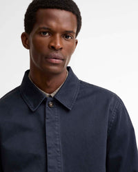 Barbour Heritage Yorklane Twill Overshirt - Dark Navy | Barbour Jackets & Coats | Jeanstore