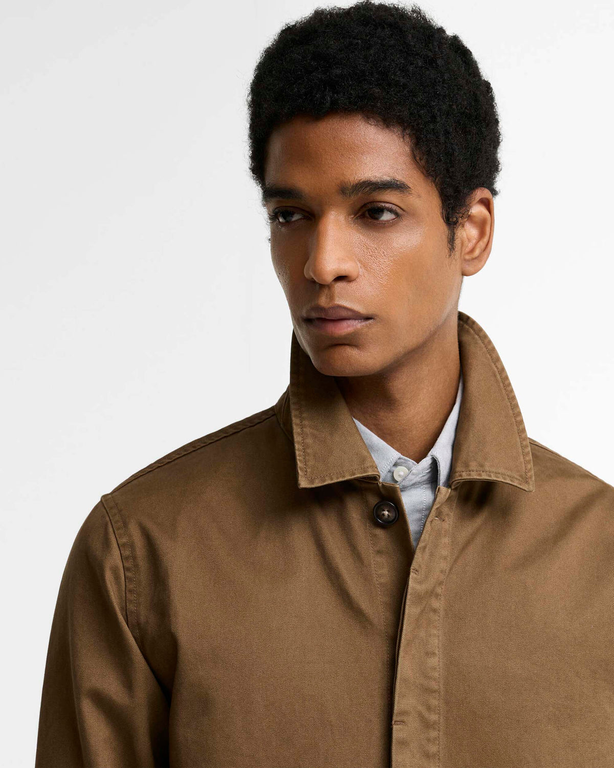 Barbour Heritage Yorklane Twill Overshirt - Dark Sand | Barbour Jackets & Coats | Jeanstore
