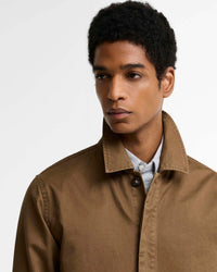 Barbour Heritage Yorklane Twill Overshirt - Dark Sand | Barbour Jackets & Coats | Jeanstore