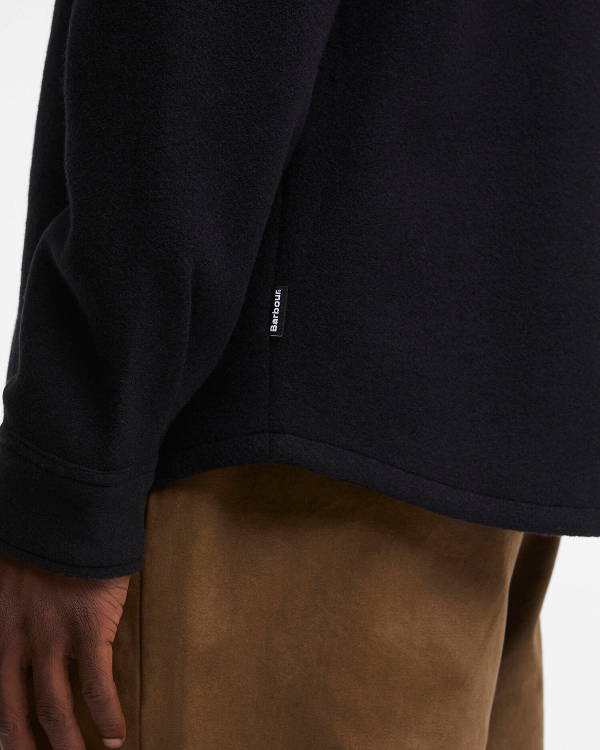 Barbour Heritage Marltown Tailored Wool Blend Overshirt - Dark Navy
