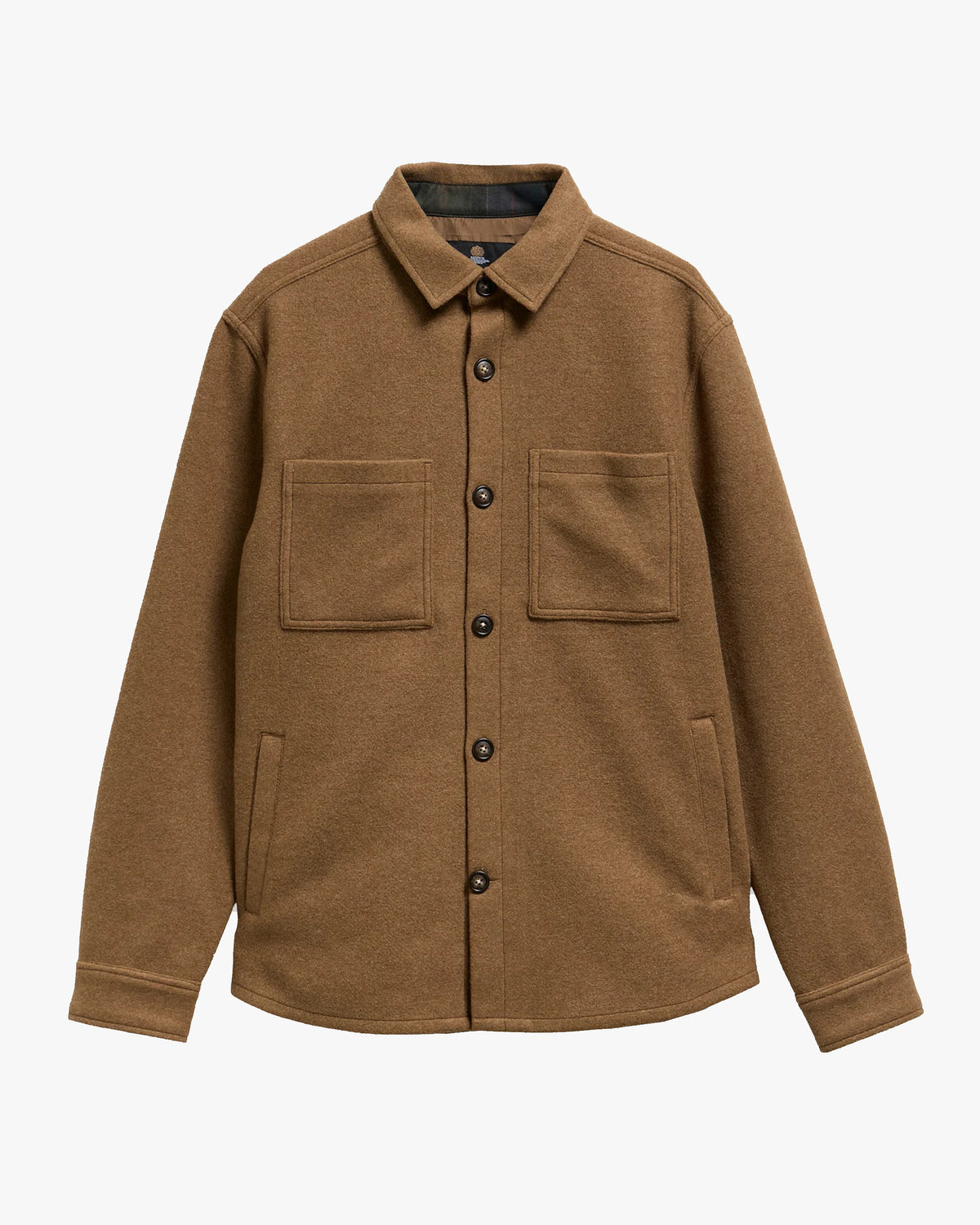 Barbour Heritage Marltown Tailored Wool Blend Overshirt - Sandstone