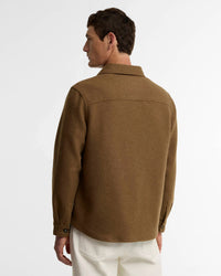 Barbour Heritage Marltown Tailored Wool Blend Overshirt - Sandstone