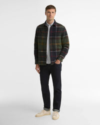 Barbour Heritage Woodlane Brushed Check Overshirt - Shadow Classic Tartan