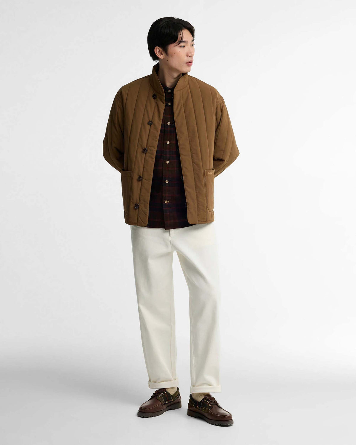 Barbour Heritage Endurance Quilted Jacket - Sepia