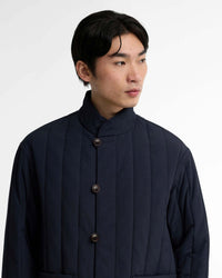 Barbour Heritage Endurance Quilted Jacket - Navy