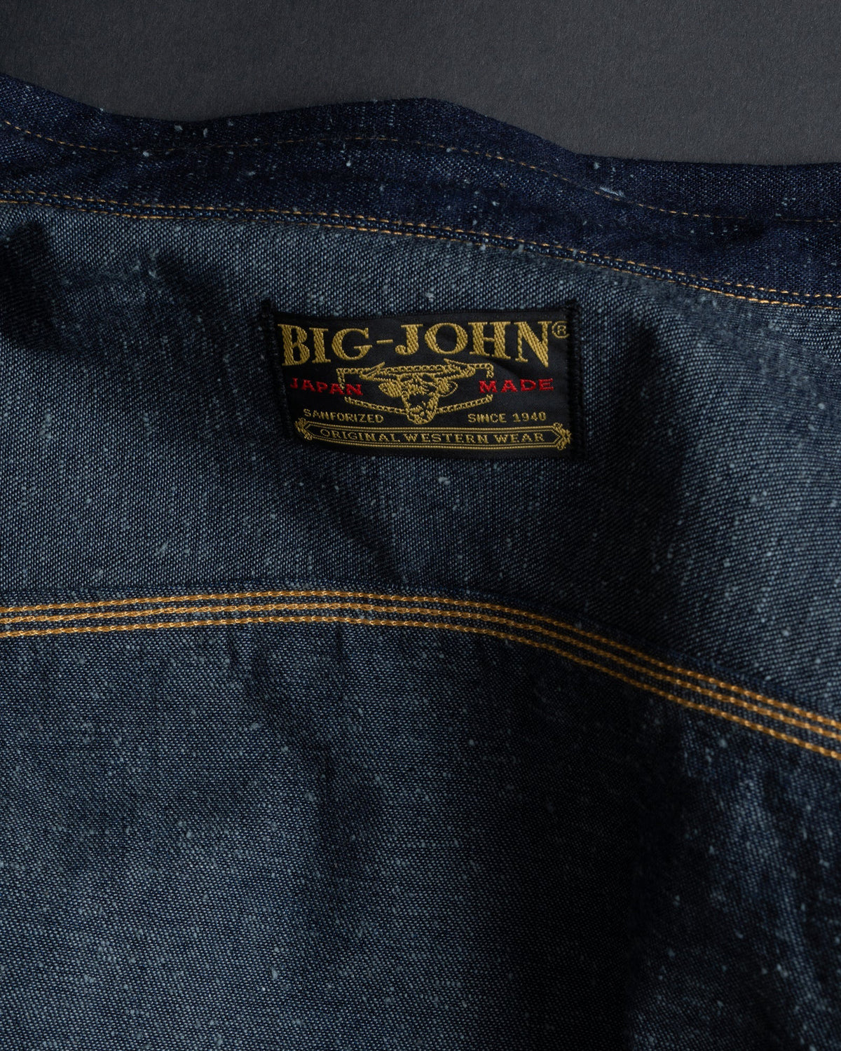 Big John MS005E 10oz Selvedge Denim Work Shirt - Indigo