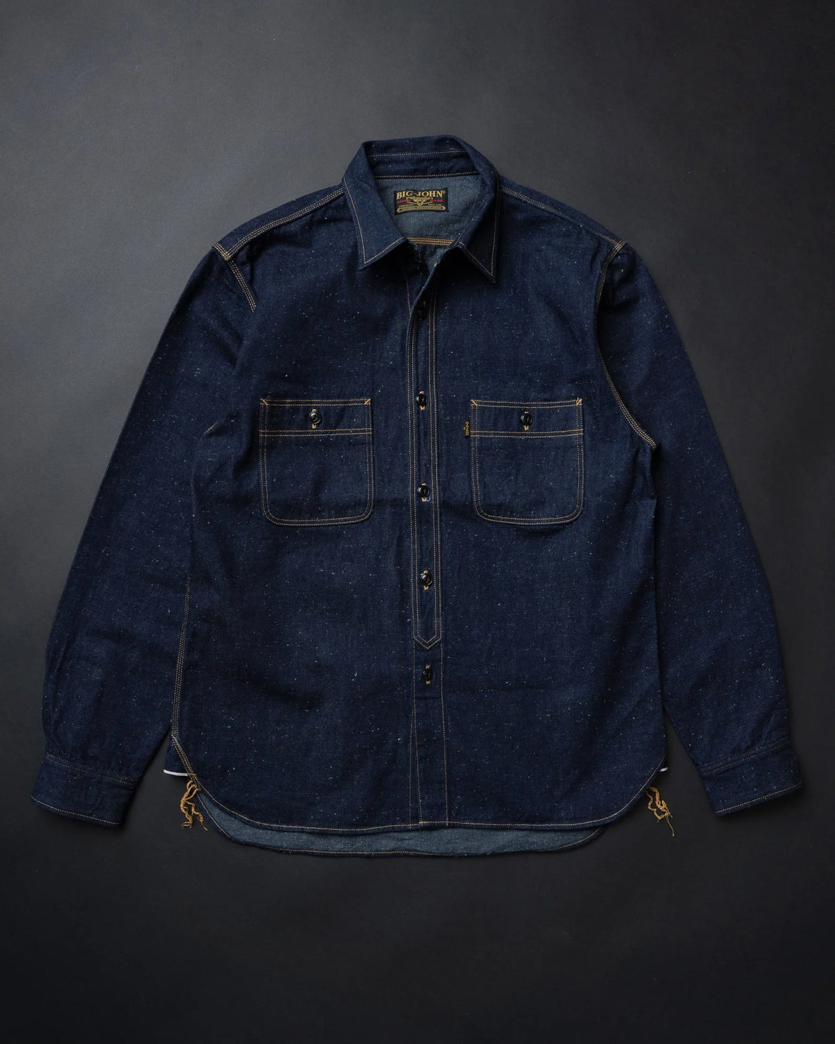 Big John MS005E 10oz Selvedge Denim Work Shirt - Indigo