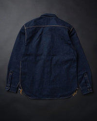 Big John MS005E 10oz Selvedge Denim Work Shirt - Indigo