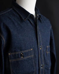 Big John MS005E 10oz Selvedge Denim Work Shirt - Indigo